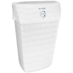 Odpadkov k, nstenn, 23 l, LUCART "EcoNatural", biela