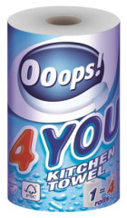Kuchynsk utierky, 2-vrstvov, 200 trkov, kotov, "Ooops! 4You"