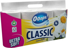 Toaletn papier, 3-vrstvov, mal kot, 8 kotov, OOOPS "Classic", kamilka