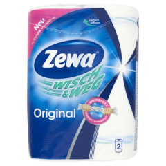 Kuchynsk utierky, dvojvrstvov, 2 rolky/bal, ZEWA "Wisch&Weg Original"