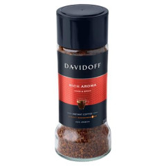 Instantn kva, 100 g, v sklenenej dze, DAVIDOFF "Rich Aroma"