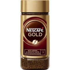 Instantn kva, 100 g, v sklenenej dze, NESCAF "Gold"