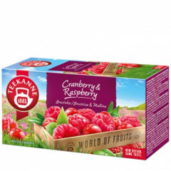 Ovocn aj, 20x2,25 g, TEEKANNE "Red berries", brusnica-malina