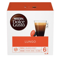 Kvov kapsule, 16 ks,  NESCAF DOLCE GUSTO "Caff Lungo"