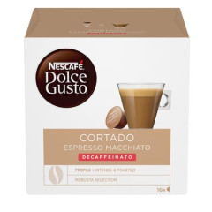 Kvov kapsule, 16 ks, NESCAF DOLCE GUSTO "Cortado", bezkofenov