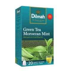 Zelen aj, 20x1,5g, DILMAH s vou mty "Maroko"