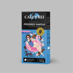 Kva, praen, zrnkov, 125 g, CAFE FREI "Miami vanilka" so koricou a muktovm oriekom, maarsk popis