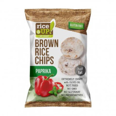 Ryov chipsy, 60 g, RICE UP, paprika