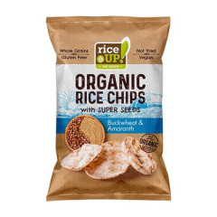 Ryov chipsy, 25 g, RICE UP "Bio", s pohnkou a amarantom