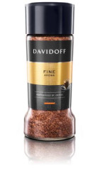 Instantn kva, 100 g, v sklenenej dze, DAVIDOFF "Fine Aroma"