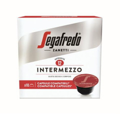 Kvov kapsule, kompatibiln s Dolce Gusto, 10 ks, SEGAFREDO "Intermezzo"