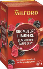 Ovocn aj, 20x2,5 g, MILFORD "Blackberry-raspberry", ernica-malina