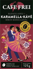 Kva, praen, zrnkov, 125 g, CAFE FREI "Buenos Aires karamel" s fialovou marakujou