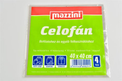 Celofn, 4 hrky, 40x40 cm, MAZZINI