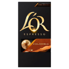 Kvov kapsule, kompatibiln s Nespresso, 10 ks, JACOBS DOUWE EGBERTS "L`OR Colombia