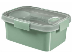 Dza na potraviny, s prborom, hranat, plastov, 1,2 l, CURVER "Smart Eco", svetlozelen