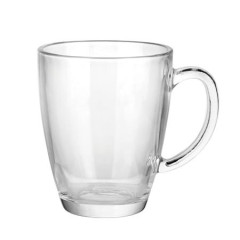 Sklenen hrnek, 6-kusov sada, 36 cl "TeaTime"