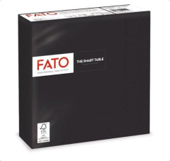 Servtky, 1/4 ohyb, 33x33 cm, FATO "Smart Table", ierna