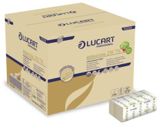 Servtky, 1/4 ohyb,  24x16 cm, LUCART "Econatural 216TN", havanna hned