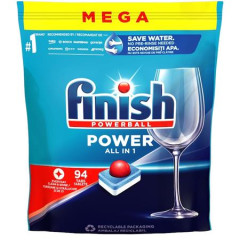 Tablety do umvaky riadu, 94 ks, FINISH, "Power All in One"