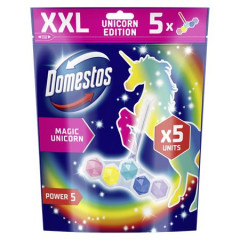 WC osvieujci blok, 5-kusov, DOMESTOS "Power 5", jednoroec