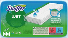 Utierky na podlahu, vlhen, nhradn np, 20 ks, SWIFFER "Sweeper", citrusov va