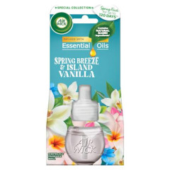 Npl do osvieovaa vzduchu, elektrick, 19 ml, AIR WICK "Life scents", Spring Breeze & Island Vanilla