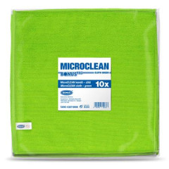 istiaca utierka, univerzlna,10 ks, 32x32 cm, BONUS "MicroCLEAN", zelen