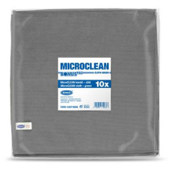 istiaca utierka, univerzlna,10 ks, 32x32 cm, BONUS "MicroCLEAN", siv