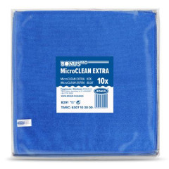 istiaca utierka, univerzlna,10 ks, 40x40 cm, BONUS "MicroCLEAN Extra", modr
