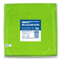 istiaca utierka, univerzlna,10 ks, 40x40 cm, BONUS "MicroCLEAN Extra", zelen