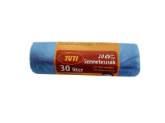Vrecia na odpadky, 30 l, 20 ks, 50x60 cm, 9 , TUTI, modr