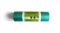 Vrecia na odpadky, eko, 73x115x1,15 cm, 120 l, 10 ks, zelen