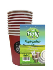 Papierov pohr, 3 dl, 10 ks, TUTI "Party"
