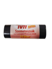 Vrecia na odpadky, extra siln, 30 l, 20 ks, 50x60 cm, 15 , TUTI "Extra", ierna
