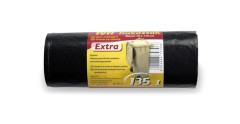 Vrecia na odpadky, extra siln, 135 l, 10 ks, 70x110 cm, 27 , TUTI "Extra", ierna