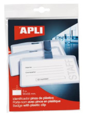 Visaka s plastovm tipcom, 90x56 mm, APLI