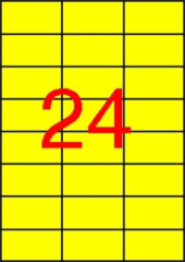 Etikety, 70x37 mm, farebn, APLI, lt, 2400 etikiet/bal