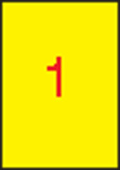 Etikety, 210x297 mm, farebn, APLI, lt, 100 etikiet/bal