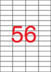Etikety, univerzlne, 52,5x21,2 mm, APLI, 5600 etikiet/bal