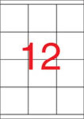 Etikety, univerzlne, 70x67,7 mm, APLI, 1200 etikiet/bal