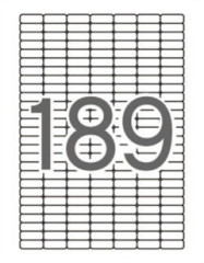 Etikety, univerzlne, 25,4x10 mm, APLI, 1890 etikiet/bal
