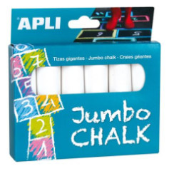 Krieda na asfalt, okrhla, jumbo, APLI, biela