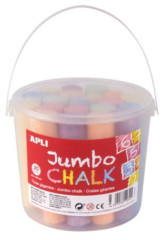 Krieda na asfalt, okrhla, jumbo, 20 ks, APLI, rzne farby