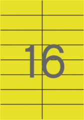Etikety, 105x37 mm, farebn, APLI, lt, 480 etikiet/bal