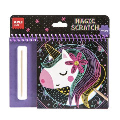 krabac zoit, APLI Kids "Magic Scratch", jednoroec