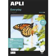 Fotopapier, k atramentovm tlaiaram, A4, 180 g, leskl, APLI "Everyday"