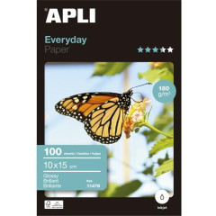 Fotopapier, k atramentovm tlaiaram, 10x15 cm, 180 g, leskl, APLI "Everyday"