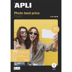 Fotopapier, k atramentovm tlaiaram, A4, 140 g, leskl, APLI "Best Price"
