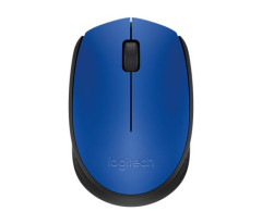 My, bezdrtov, optick, stredn vekos,  USB, LOGITECH "M171", modr
